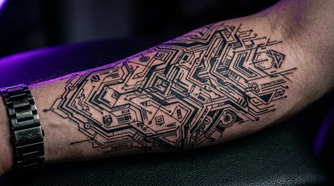 Cybersigilism Isn't a Trend. It's the First Tattoo Style Native to the Internet.